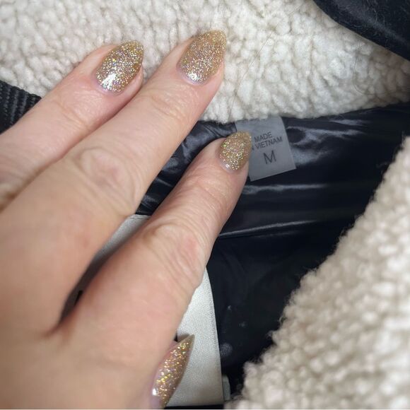 SAM. New York Nikki Shearling Trimmed Jacket M - Picture 4 of 9